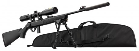 Photo PCKCR201SNIP Pack carabine Mossberg Sniper synthétique cal. 22 LR