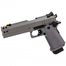 Replica airsoft pistol GBB Raven Hi-Capa Hex-Comp Gray