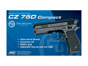 Photo PR1200-01 Réplique pistolet CZ75D Compact ressort
