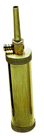 Luxury tubular powder pear with .44 caliber valve