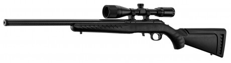 Photo RU100-03 Ruger American Rimfire Bolt Action Rifle Caliber .22LR 22'' 1/2''-28 + Scope 3-9x40