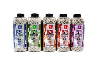 Photo RZR-Billes RZR 0.32 g bouteille 3300 bbs - NUPROL