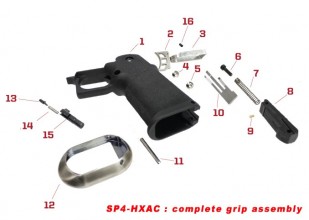 Original spare parts for HX serie complete grip ...