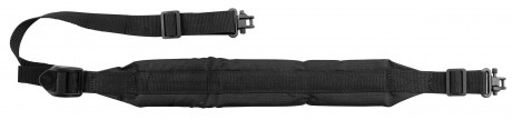 MOSSBERG black textile suspender
