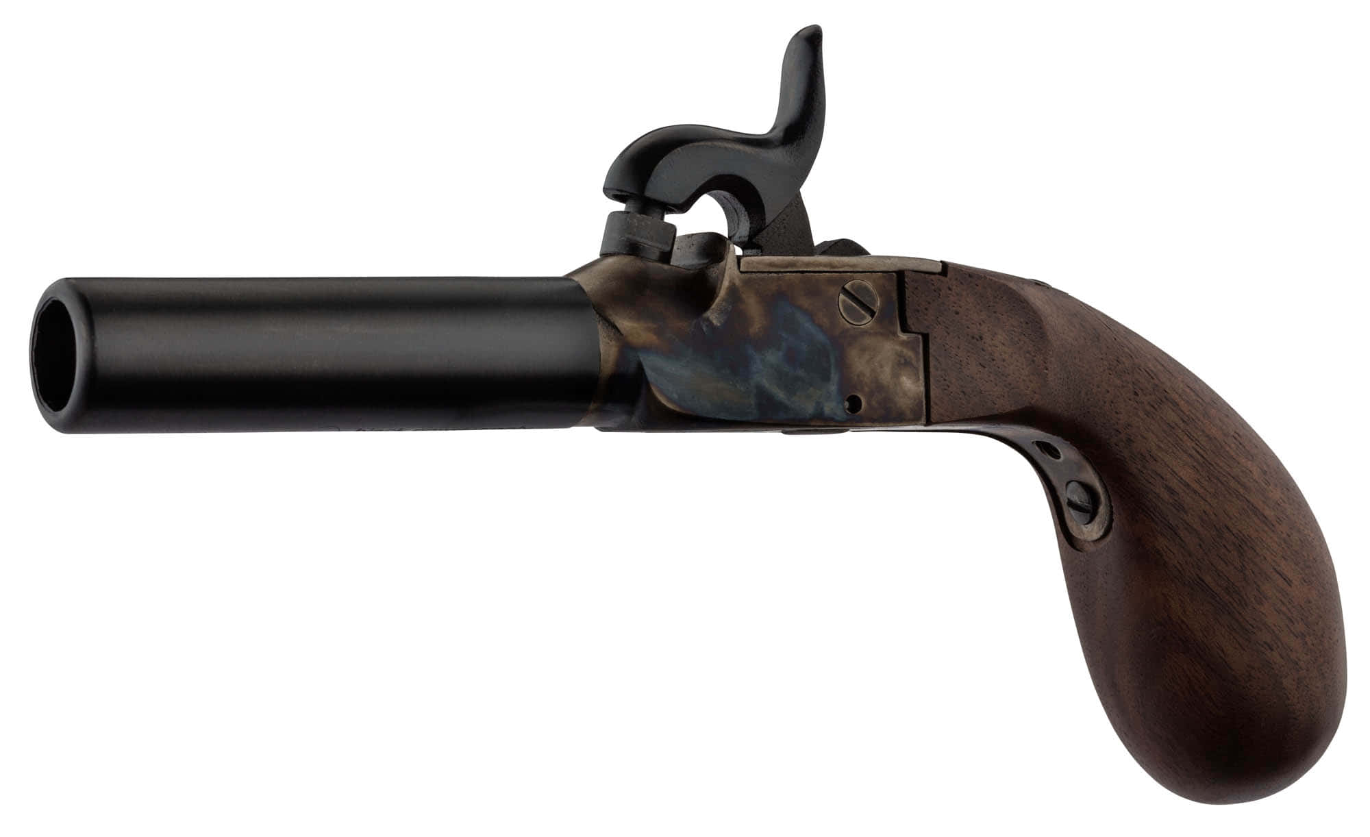 Derringer Liegi Pistol In A Book Case