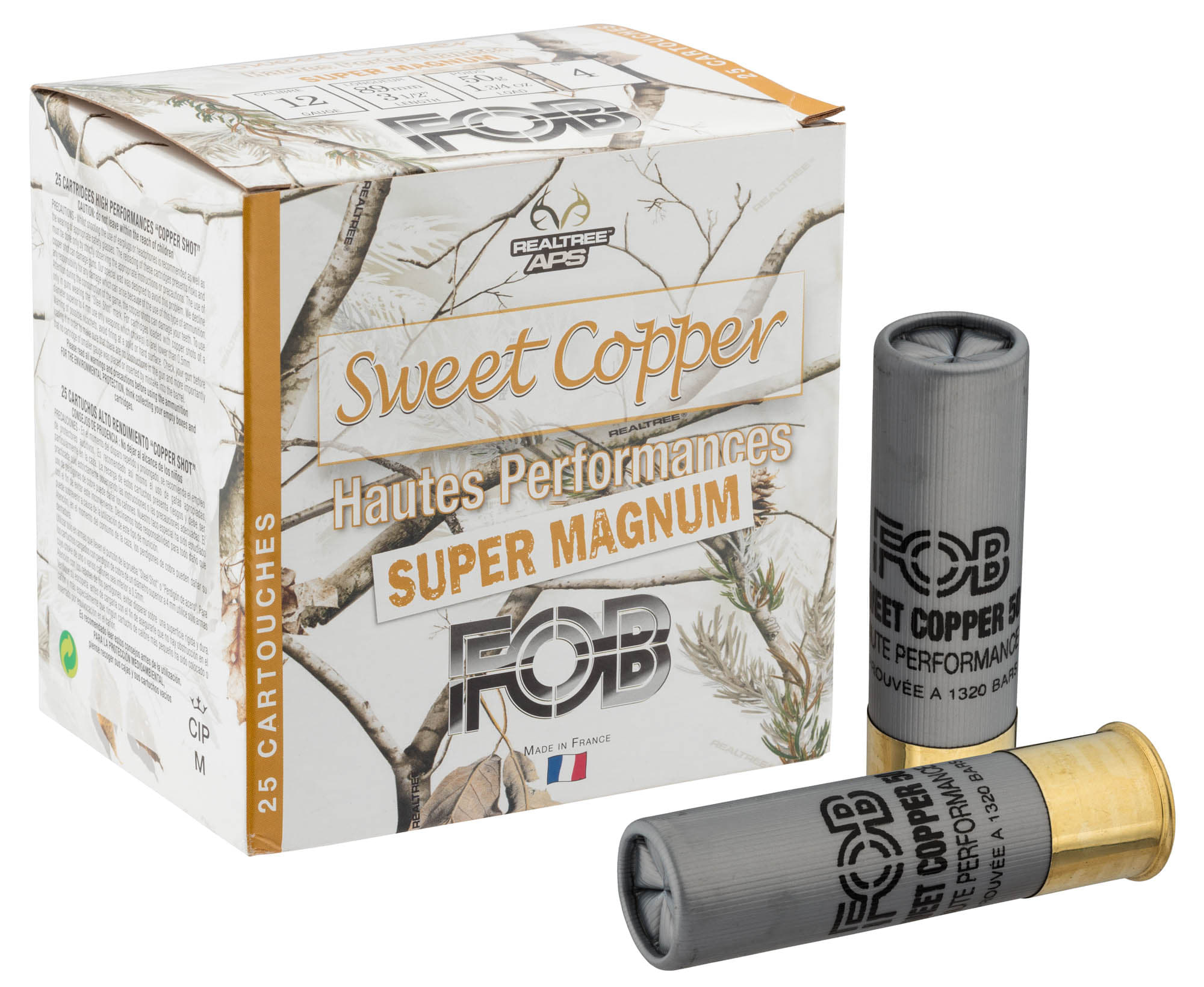 Cartouches Fob Sweet Copper Magnum 50 Cal1289